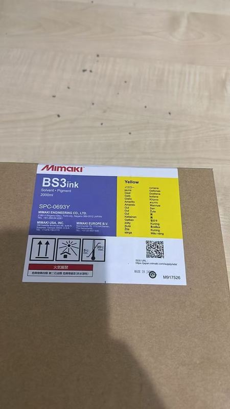 2000ML 2L Eco Solvent Ink With Chip BS3/BS4 MIMAKI JV33-130BS Solvent Based Ink