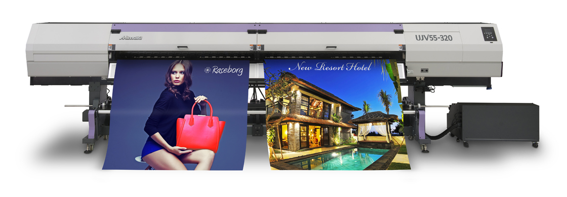 Mimaki UJV55-320 3.2M Wide Format UV Inkjet Printer High Speed LED UV Printer for Sign Graphics & Advertising