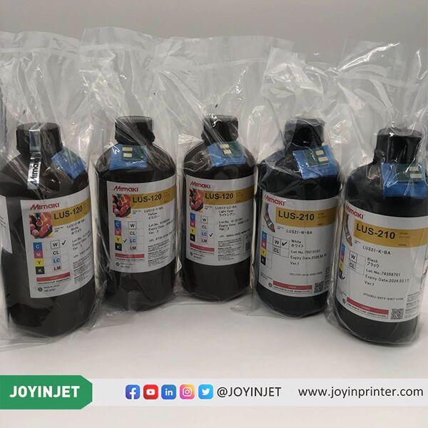 Mimaki LUS-210 Genuine Original UV Curable Ink 1000ml - Fast Curing & Durable with Optimized Compatibility for Industrial Printers