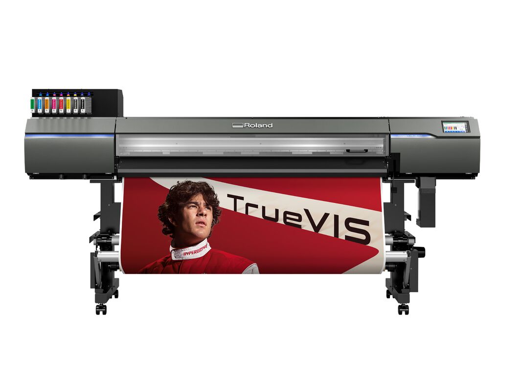 Roland TrueVIS XP640 Eco Solvent Inkjet Printer with 1800 dpi Resolution and Eight-Color Ink System for 63.5 in. Printing Width