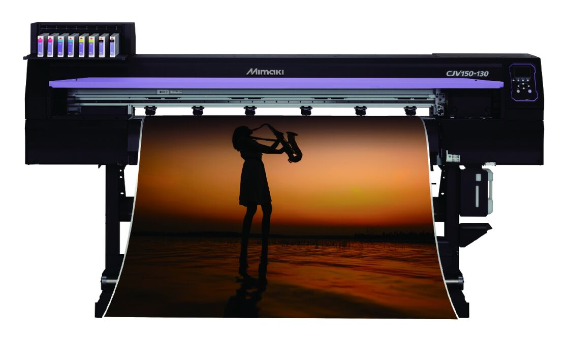 MIMAKI CJV150 series CJV150-75/107/130/160 Inkjet printer/cutter with silver ink