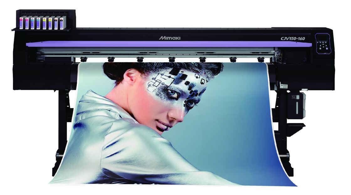 MIMAKI CJV150 series CJV150-75/107/130/160 Inkjet printer/cutter with silver ink