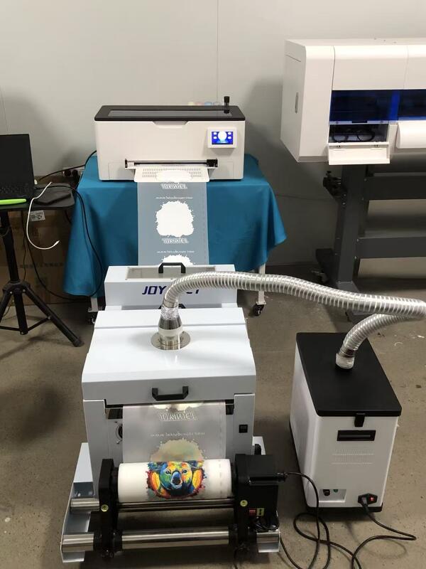 طابعة A3 سطح المكتب DTF و A3 مسحوق الهز 300mm عرض مع 1pc إيبسون XP600 رأس