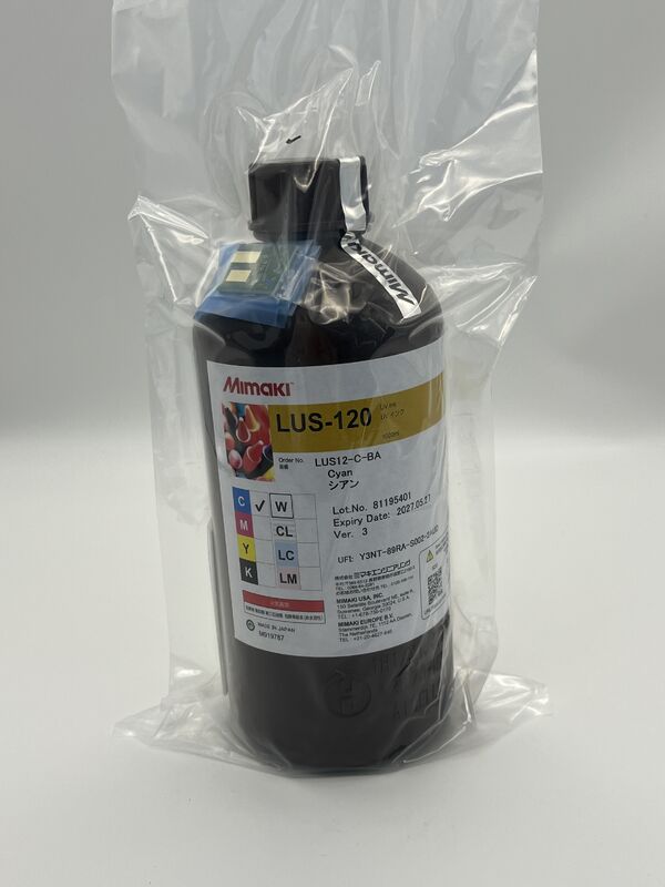 Mimaki UV Ink 1 Liter Bottle Original Brand New 100% LUS-120  Original Mimaki Ink with Chip for Mimaki Printer 1000ml