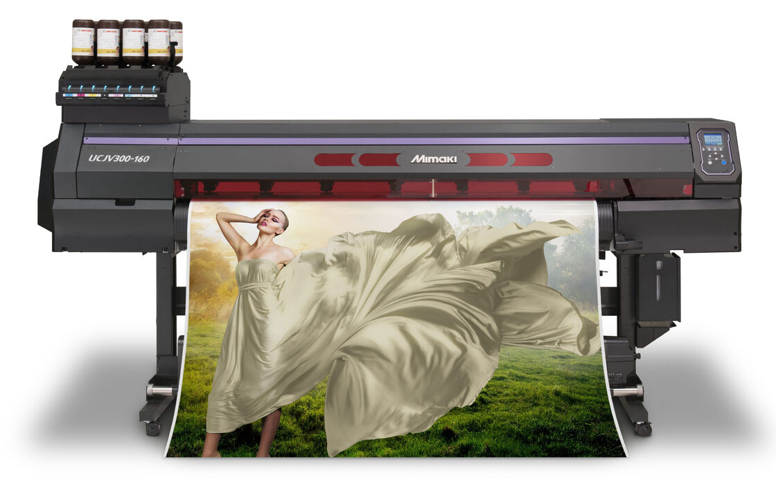 UV Roll to Roll Printer UCJV300-160 UV Printer Cutter with White and Varnish