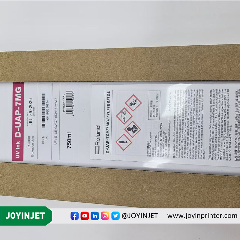 Original Roland UV Ink D-UAP-7 for DTF Printers - UV Curable High-Quality Ink