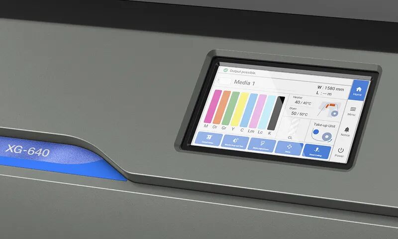 Roland TrueVIS XG-640 Grote Eco-Solvent Printer/Cutter met 819 sqft/hr snelheid, TR3 Eco-Solvent Ink & 7-inch Touchscreen