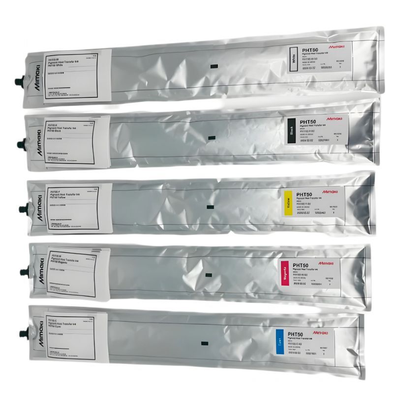 MIMKAI DTF INK PHT50 CMYK 600ML W 500ML Mimaki's first DTF specific ink DTF exclusive use