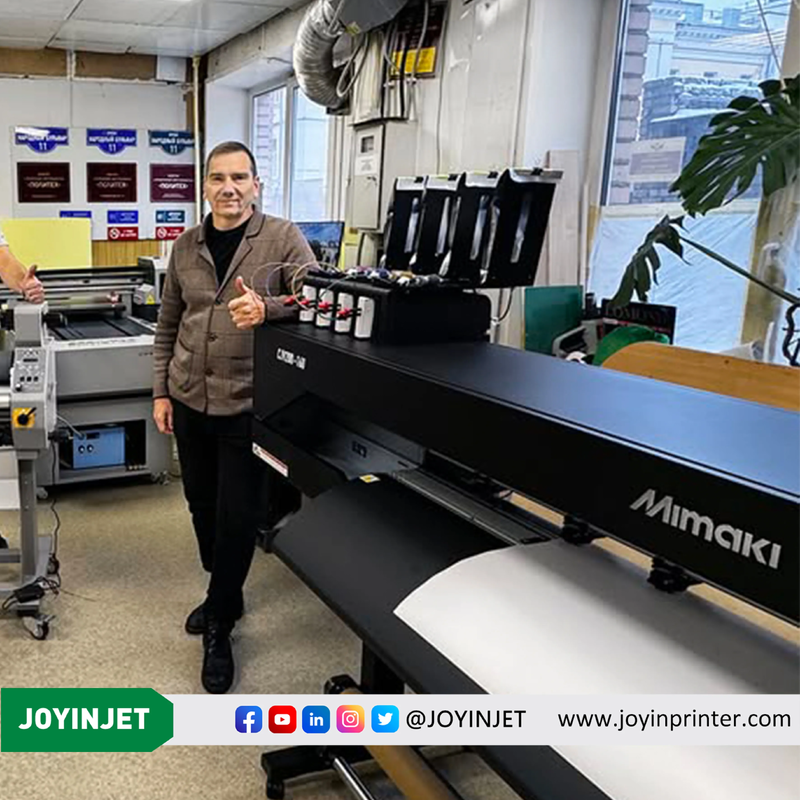 MIMAKI CJV200-160 With one Epson 3200 heads print and cut eco solvent printer