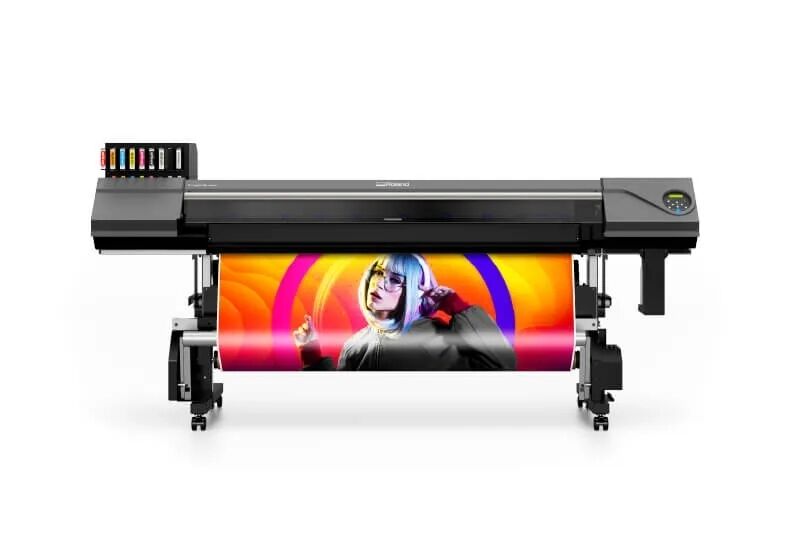 Roland TrueVIS MG Series UV-LED Printer with High-Definition Print, ECO-UV Inks, and One-Pass Multilayer Printing