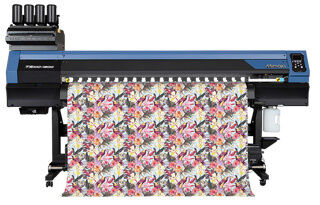طابعة Mimaki TS100-1600 1.6 متر لصبغ التسامي مع سرعة طباعة 70 متر مربع/ساعة ومجموعة ألوان 4C للطباعة على المنسوجات