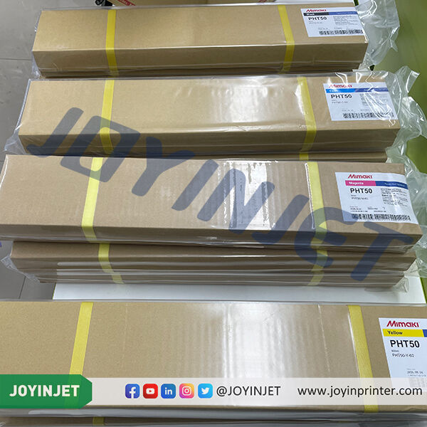 মূল Mimaki PHT50 হিট ট্রান্সফার পিগমেন্ট কালি সেট CMYK+White 600ml/500ml ECO PASSPORT TxF প্রিন্টারগুলির জন্য প্রত্যয়িত