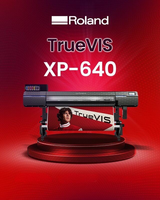 Roland TrueVIS XP-640 64 Inch High Speed 8 Color Wide Format DTF Printer