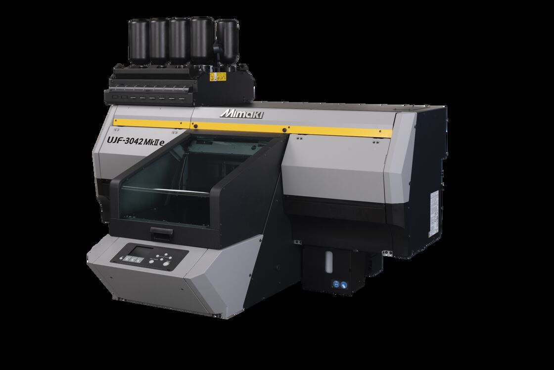 Mimaki UJF-3042MkII e UV Flatbed Printer with 1200x1200dpi Resolution and 300mm Width for High-Definition Printing
