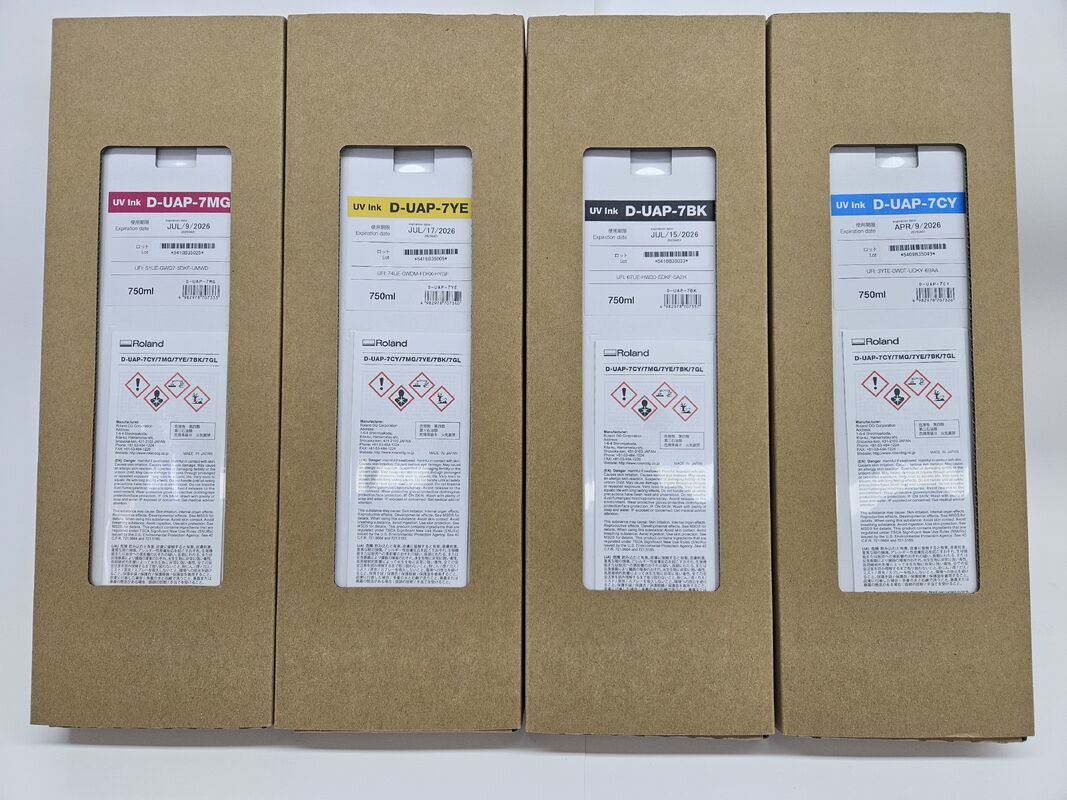Original Roland D-UAP 750ml Eco Solvent Ink with Durable Ultra-Adhesion Pigment for TrueVIS UG-642