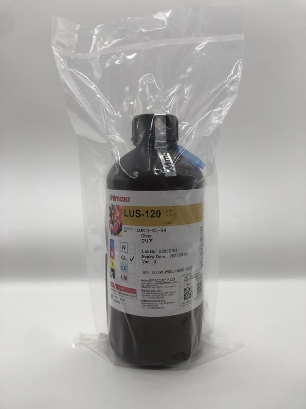 Mimaki LUS-120 UV Curable Ink 1000ml – Original UV Ink with Vibrant Fade-Resistant Colors for Flatbed Printers