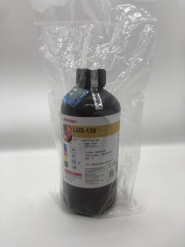Mimaki LUS-120 UV Curable Ink 1000ml – Original UV Ink with Vibrant Fade-Resistant Colors for Flatbed Printers