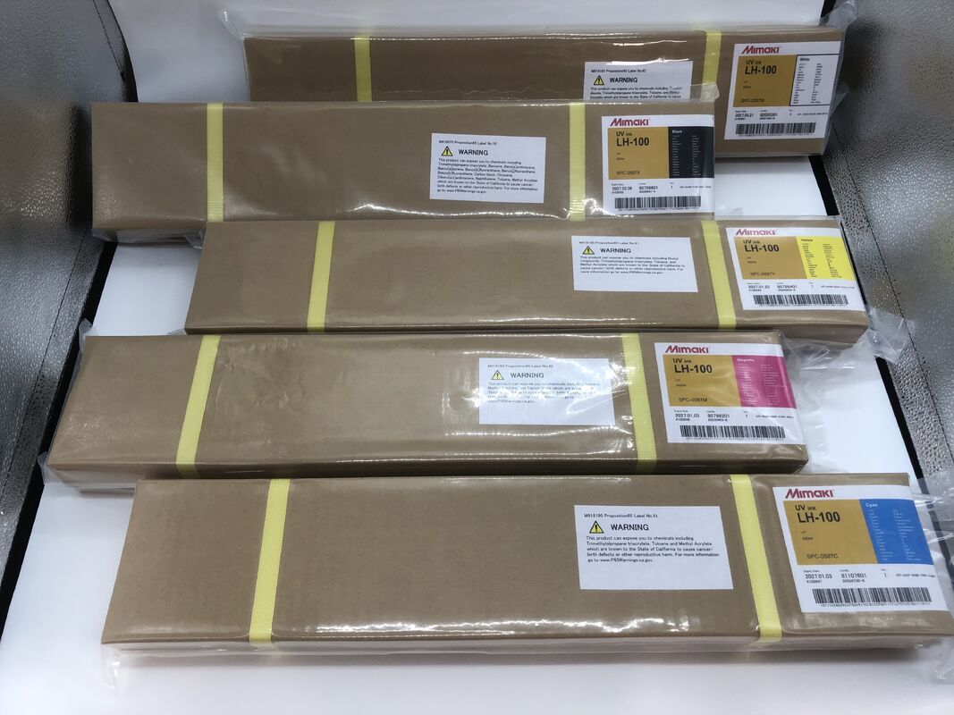 Genuine Mimaki Quality LH-100 UV Curable Ink Cartridges with Instant-Dry UV Technology for Vibrant & Durable Prints