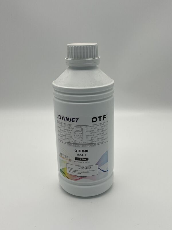 JOYINJET Premium DTF White Ink & Cleaning Liquid (1L) – High Opaque Coverage, 50+ Wash Cycles, Fast Ink Dissolution for Epson-Based DTF Printers