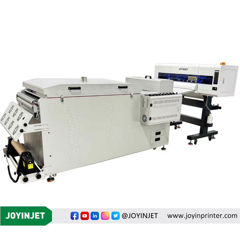 JOYINJET JN-704 615 mm larghezza massima CMYK+W inchiostro a base d'acqua a base di pigmento,3200DPI attrezzatura di stampa DTF di manutenzione automatica.