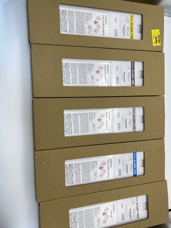 Original Roland D-UAP-7 Series 750ml UV Curable Ink Cartridge for VersaUV Printers