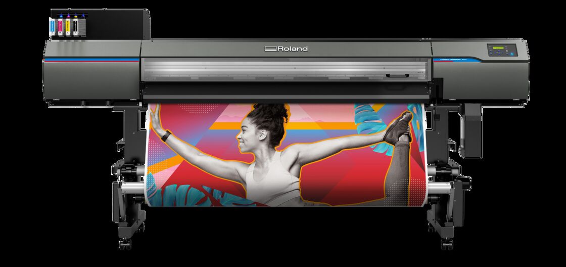 Roland DGXPRESS ER-641 64-Inch Eco Solvent Inkjet Printer with 1200 dpi Resolution and 25.2 m²/h Print Speed
