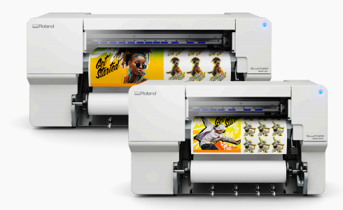  Roland DG VersaSTUDIO BN2-30 Desktop 30-Inch Eco-Solvent Inkjet Printer and Contour Cutter (CMYK / CMYKW).