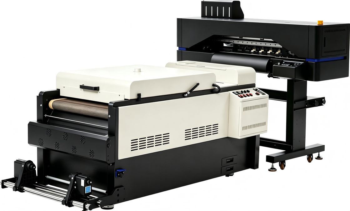 60cm DTF Printer with 4 Pcs Epson I3200-A1 Printheads and CMYK+CMYK+W+W Ink Setup Direct to Film Printer