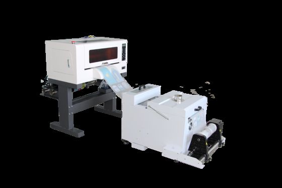 JN-300 Pro + A3 Powder Shaker 300mm Wide Mini DTF Printer with Dual EPSON F1080 Print Heads and High Speed 5sqm/h for PET Film Printing