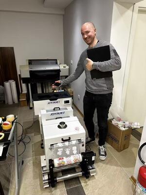 A3 Desktop DTF Printer and A3 powder shaker 300mm Width With 1pc Epson XP600 Head